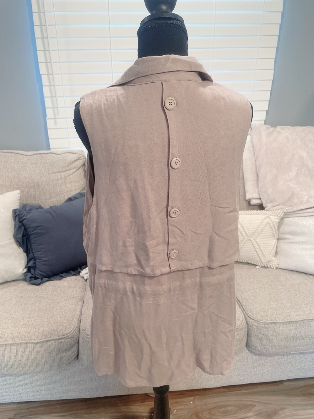 Jack by BB Dakota Tan Vest Size M - Picture 4 of 6